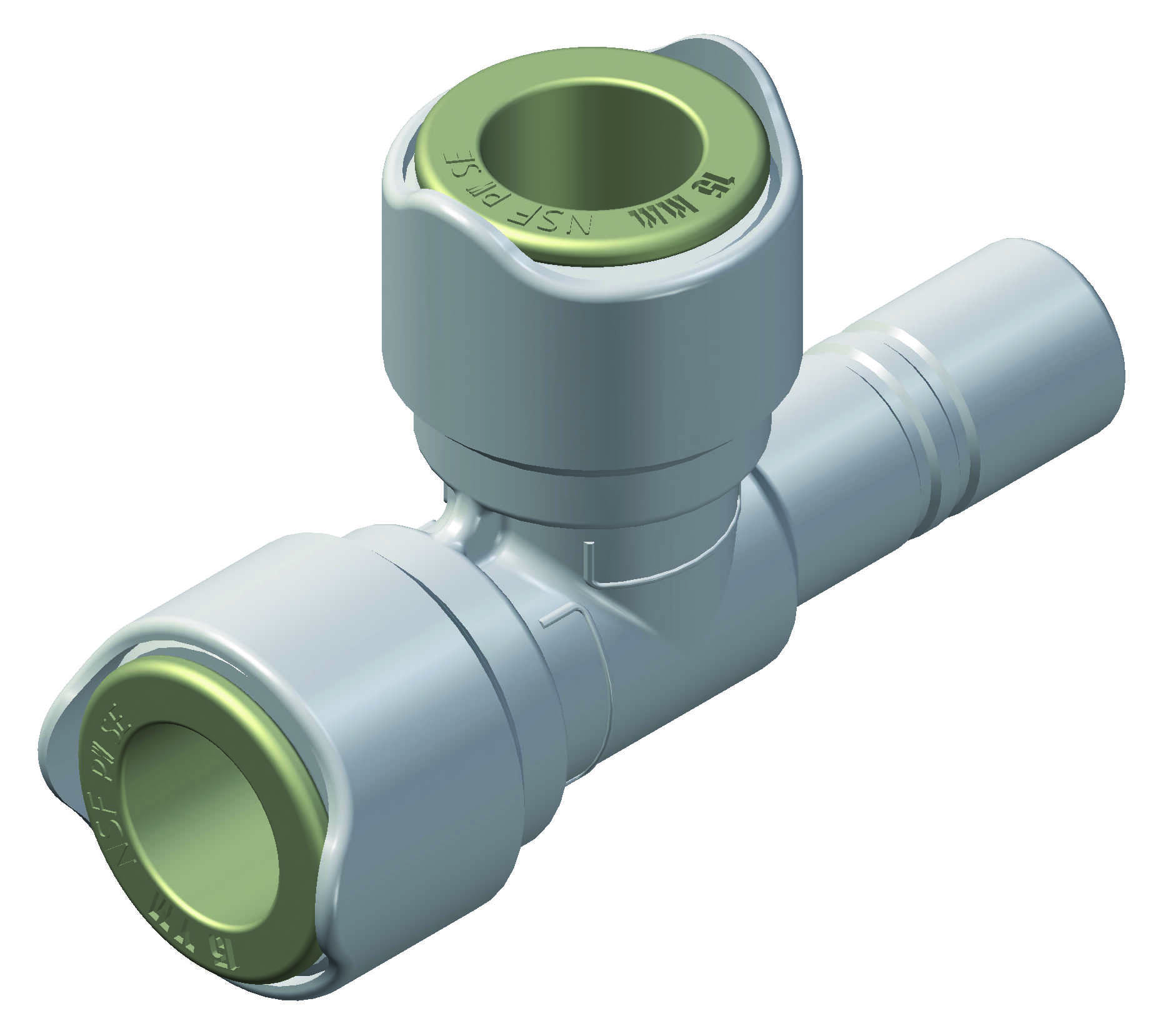 Whale WX1521 Quick Connect T-Stück mit 15 mm Rohr