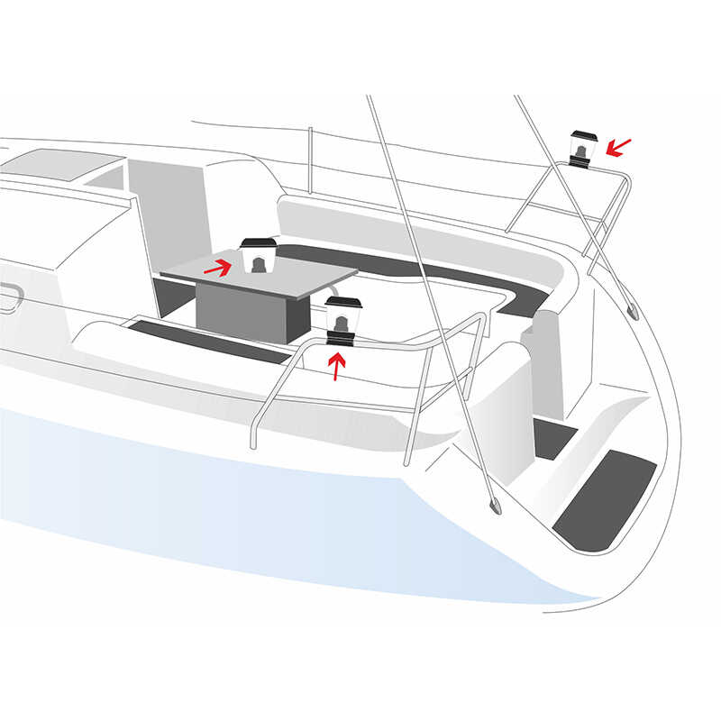 Nuova Rade Solarbetriebenes Marine Licht