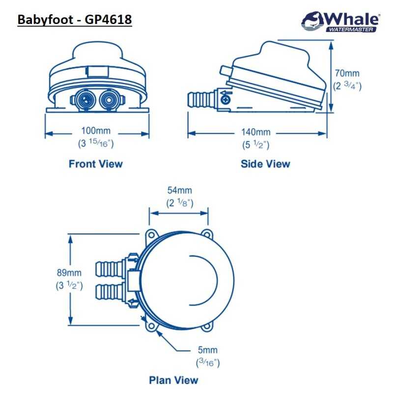 Whale Babyfoot Pumpe Mk2