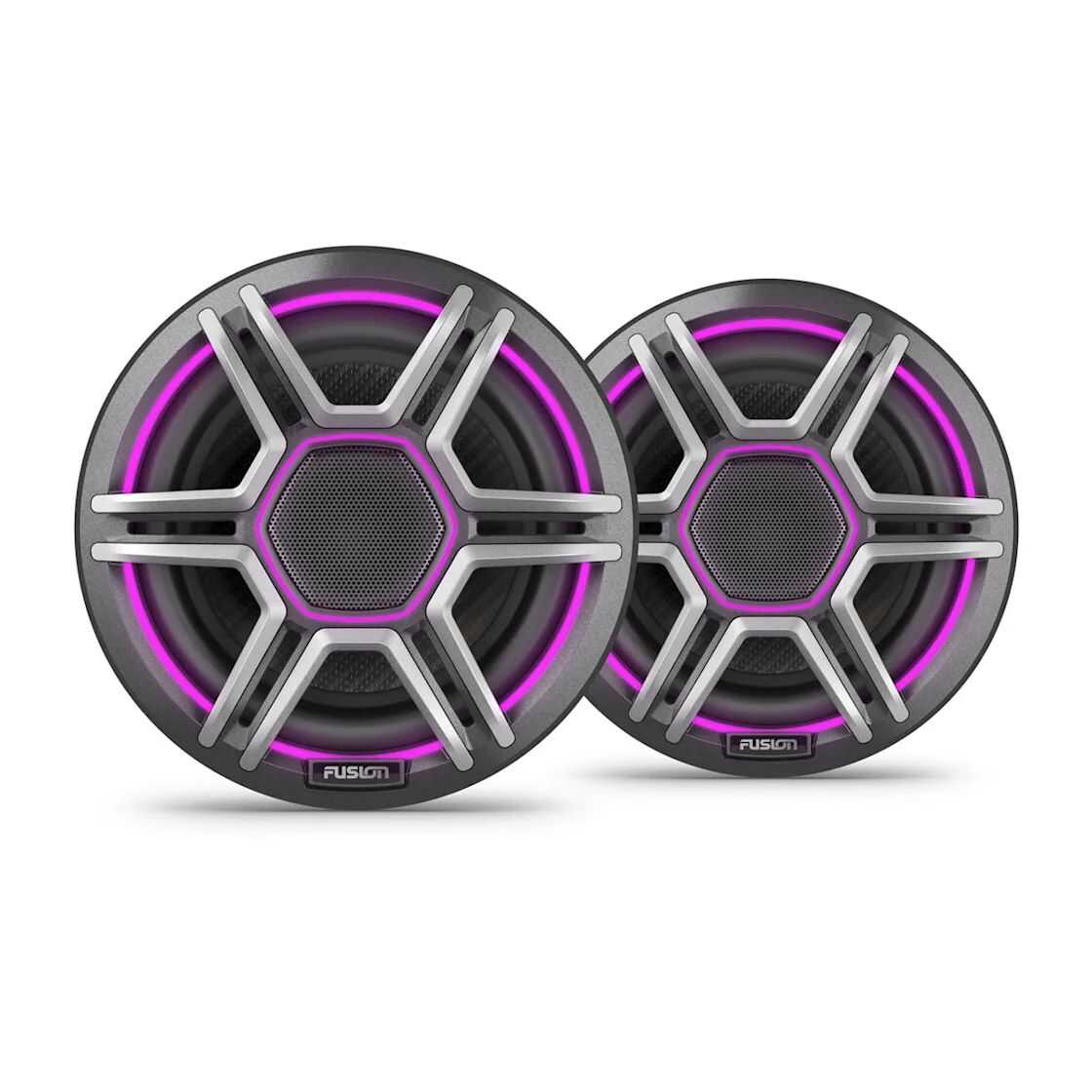 Bootslautsprecher Fusion Apollo – LED-Licht & IP67-zertifiziert (6,5") Fusion Apollo 6,5-Zoll-Lautsprecher mit CURV®-Technologie und LED-Licht