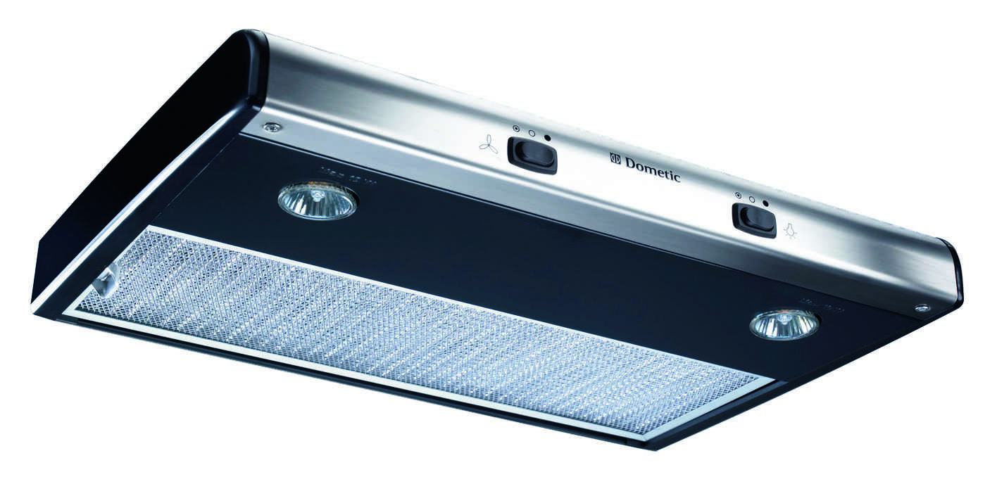 Dometic CK 400 Dunstabzugshaube mit zweistufigem Gebläse und LED-Beleuchtung für Wohnmobil und Wohnwagen