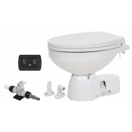 Jabsco Quiet Flush E2 Elektrische Toilette für Frischwasser mit Magnetventil