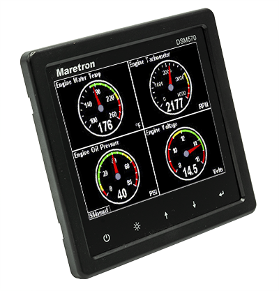 Maretron DSM570 - Grafische Multifunktionsanzeige für NMEA 2000