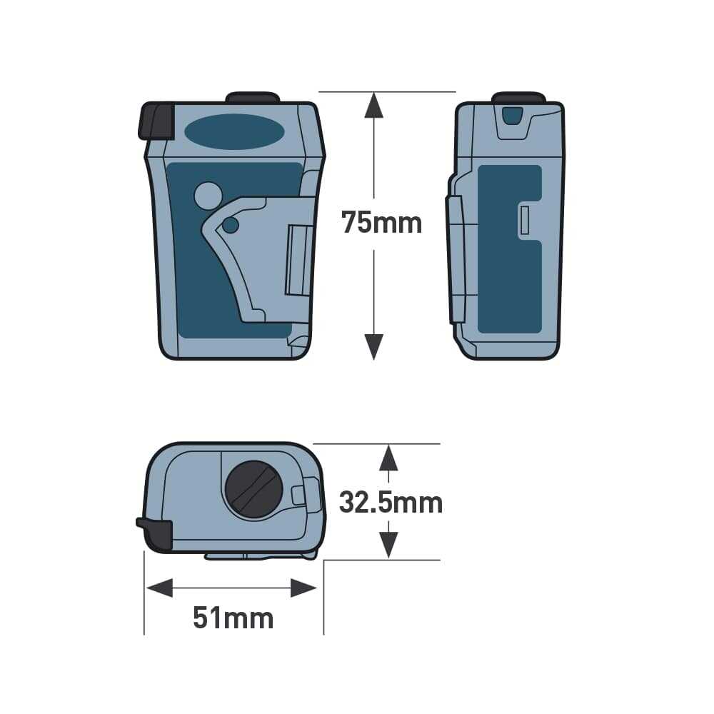  Ocean Signal PLB1 Notrufsender 116g, Wasserdicht bis 15m, Gelb