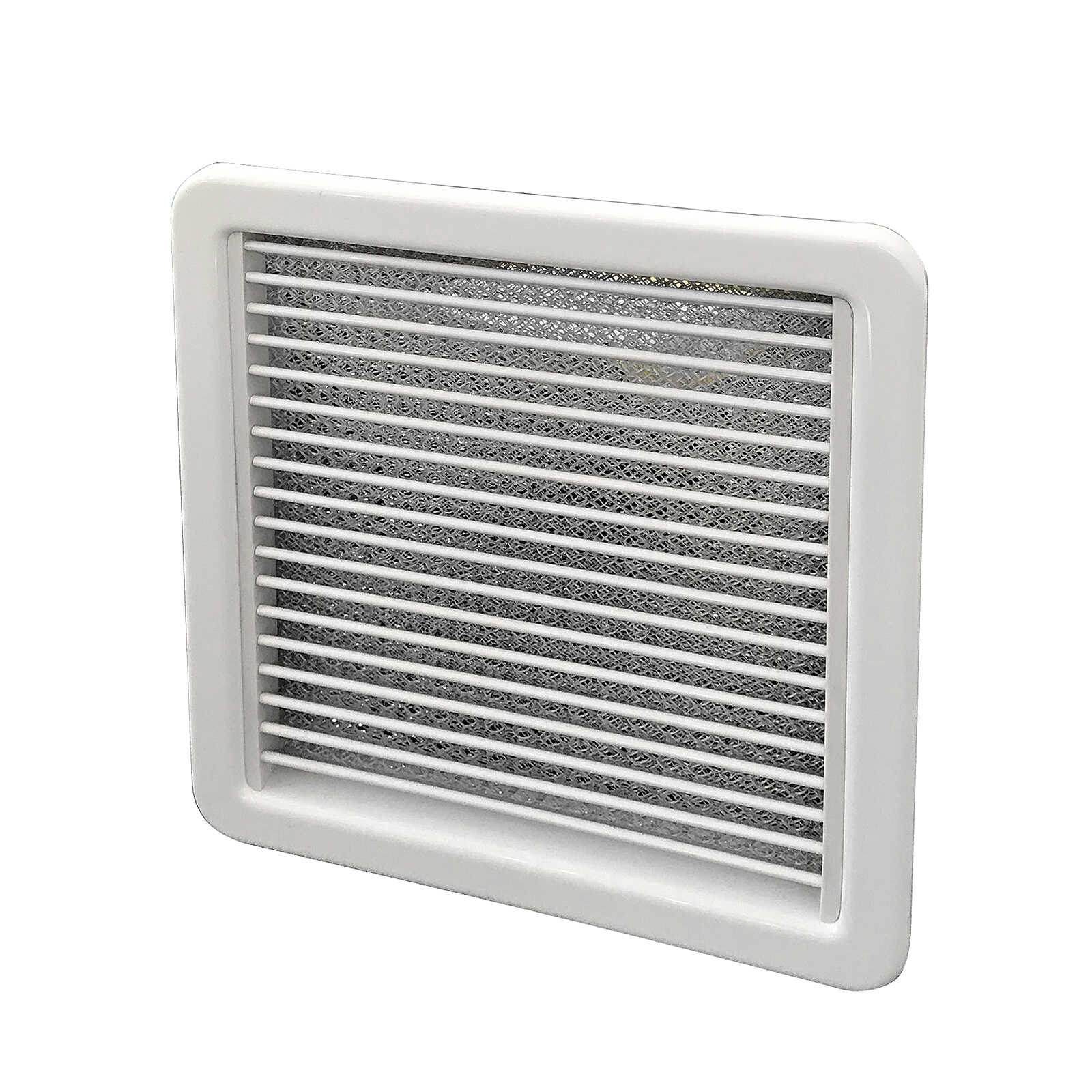 Vitrifrigo Sauggitter 305x305 mm mit weißem Kunststoffrahmen und Filter Vitrifrigo Sauggitter 305x305 mm mit weißem Kunststoffrahmen und Filter