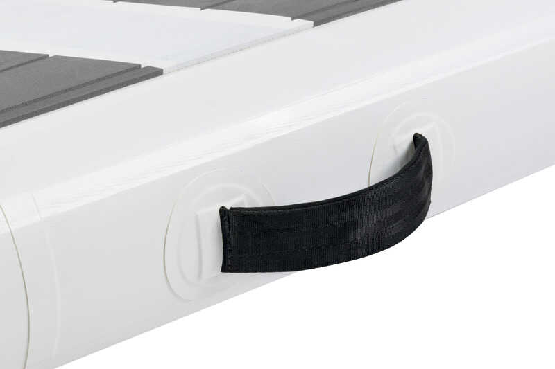 Multifunktionale Gangway Airwalk 240 cm als SUP mit zwei Finnen