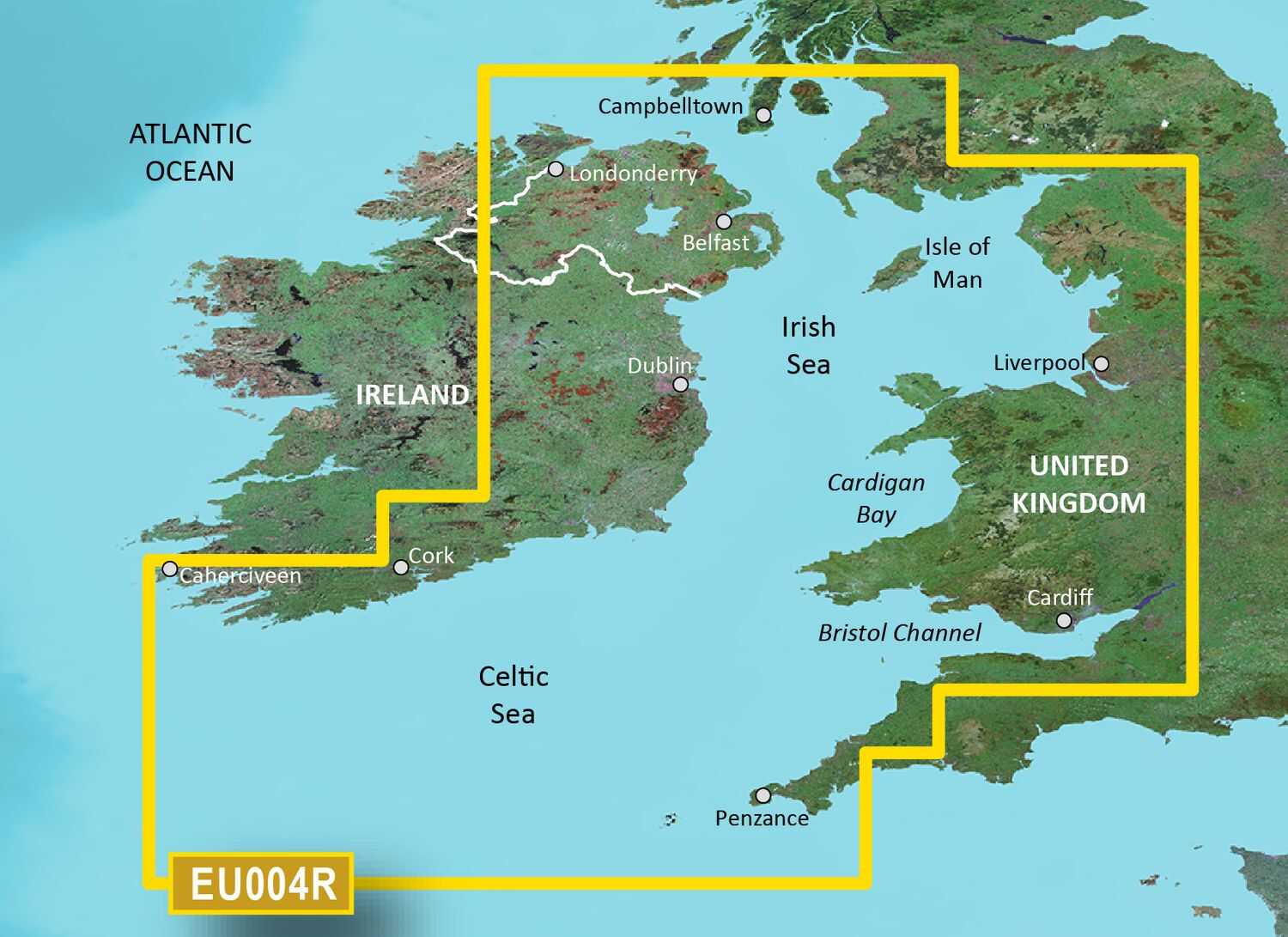 Garmin BlueChart g3 EU004R – Seekarte Irisches Meer