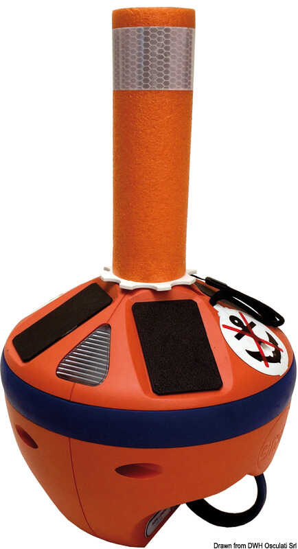 GRIPPY - Ankerboje mit selbstaufrollender Leine