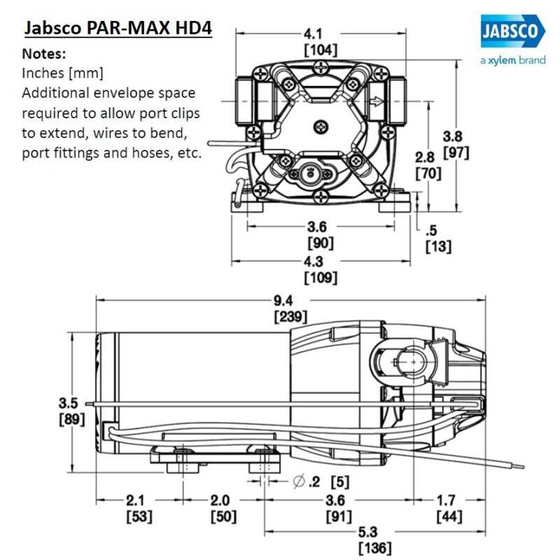Jabsco PAR-Max HD4 Druckwasserpumpe