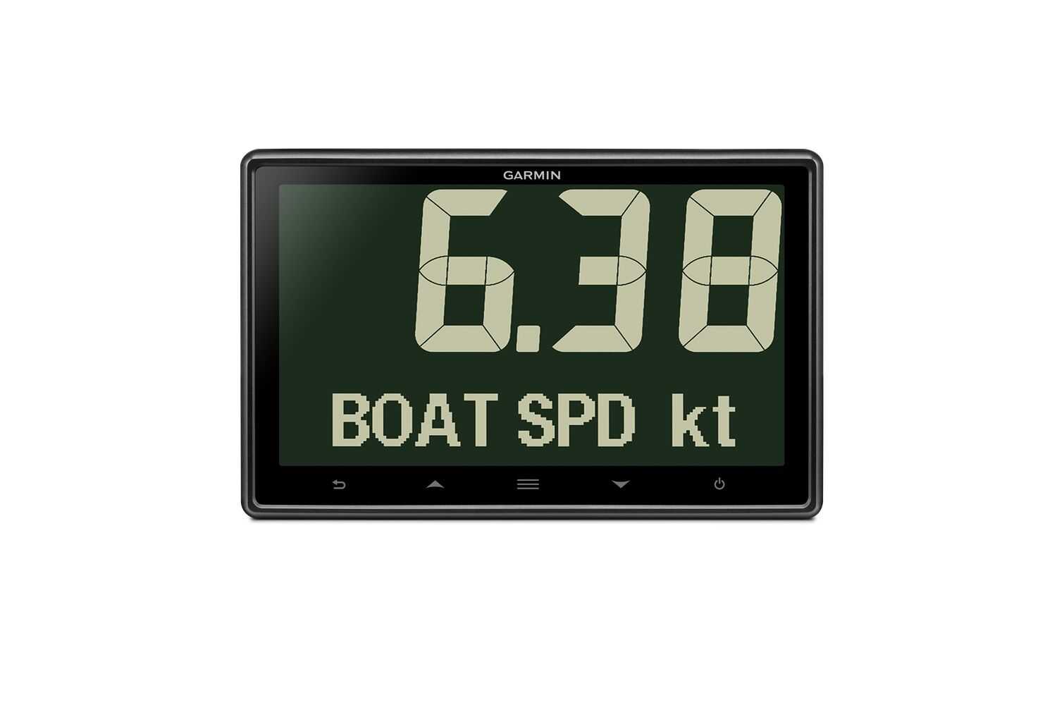 Garmin GNX 120 Marineinstrument mit 7-Zoll-Invers-LCD, blendfreiem Glasverbund-Display, skalierbaren Ziffern bis 51 mm und NMEA 2000-Konnektivität für Segel- und Motorboote
