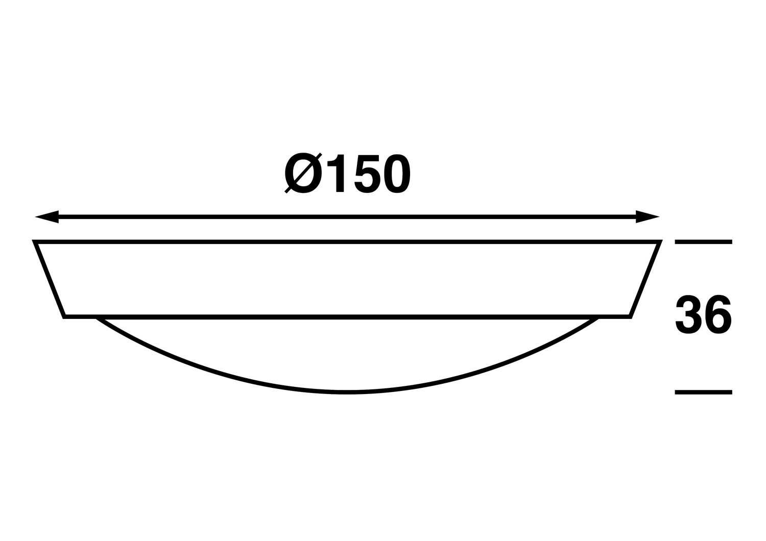 Båtsystem LED Deckenleuchte Saturn