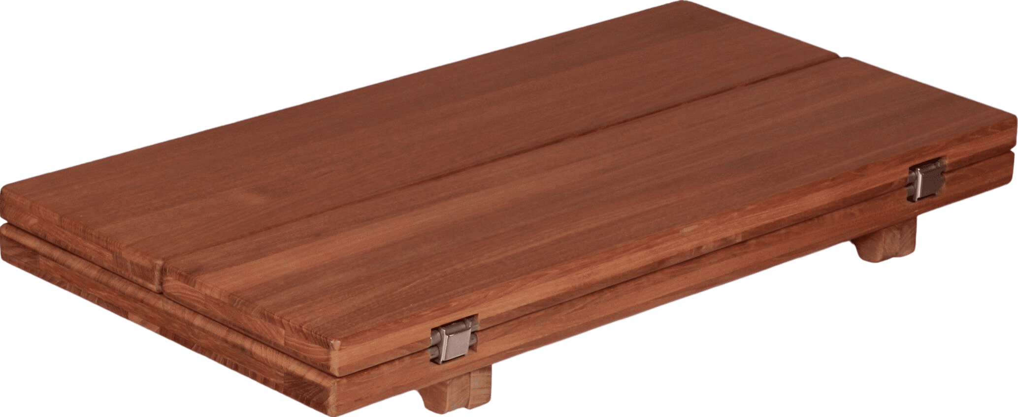 EUDE Teak-Tischplatte Wing glatt 33/66 x 65 cm