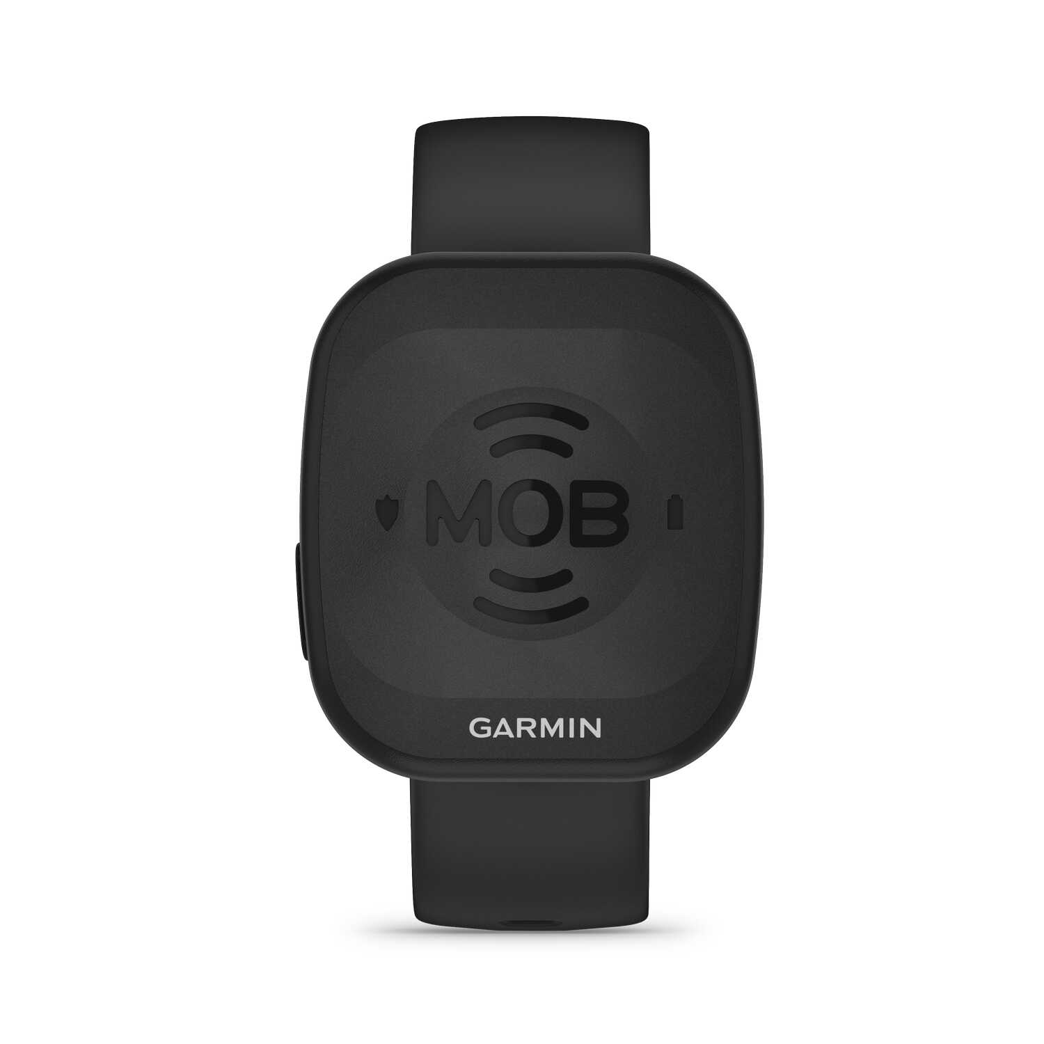 Schwarzer Garmin OnBoard MOB-Sender für Mann-über-Bord Sicherheitssystem