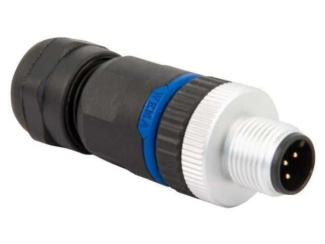 Wema NMEA2000 Male Field Installation Connector, IP67