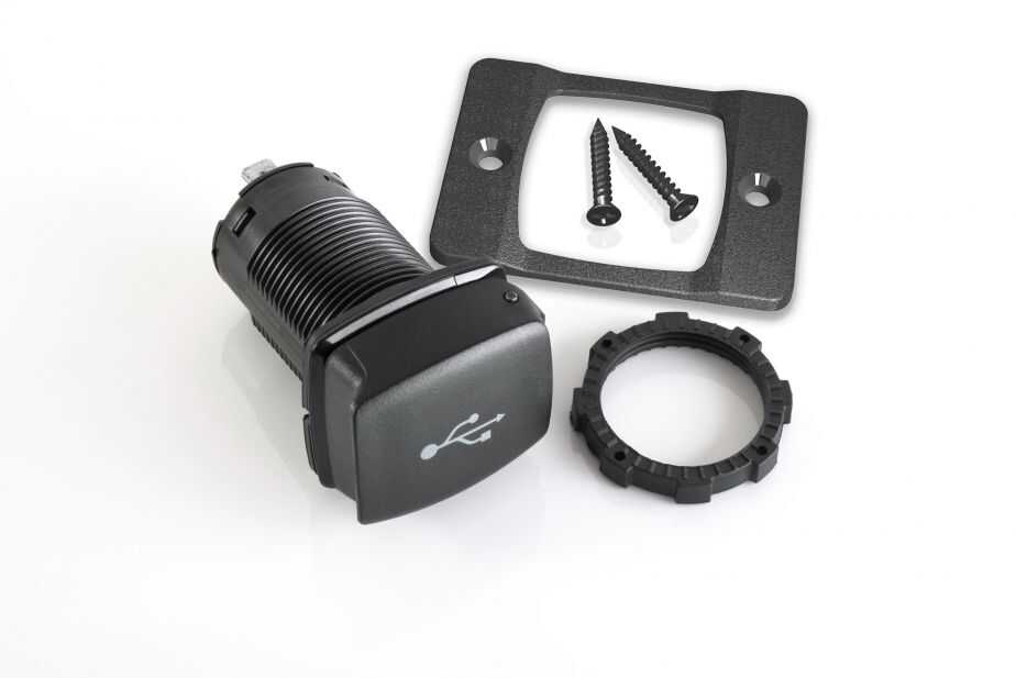 Scanstrut SC-USB-F2 Wasserdichte USB-Steckdose mit Aufbau-Montageplatte
