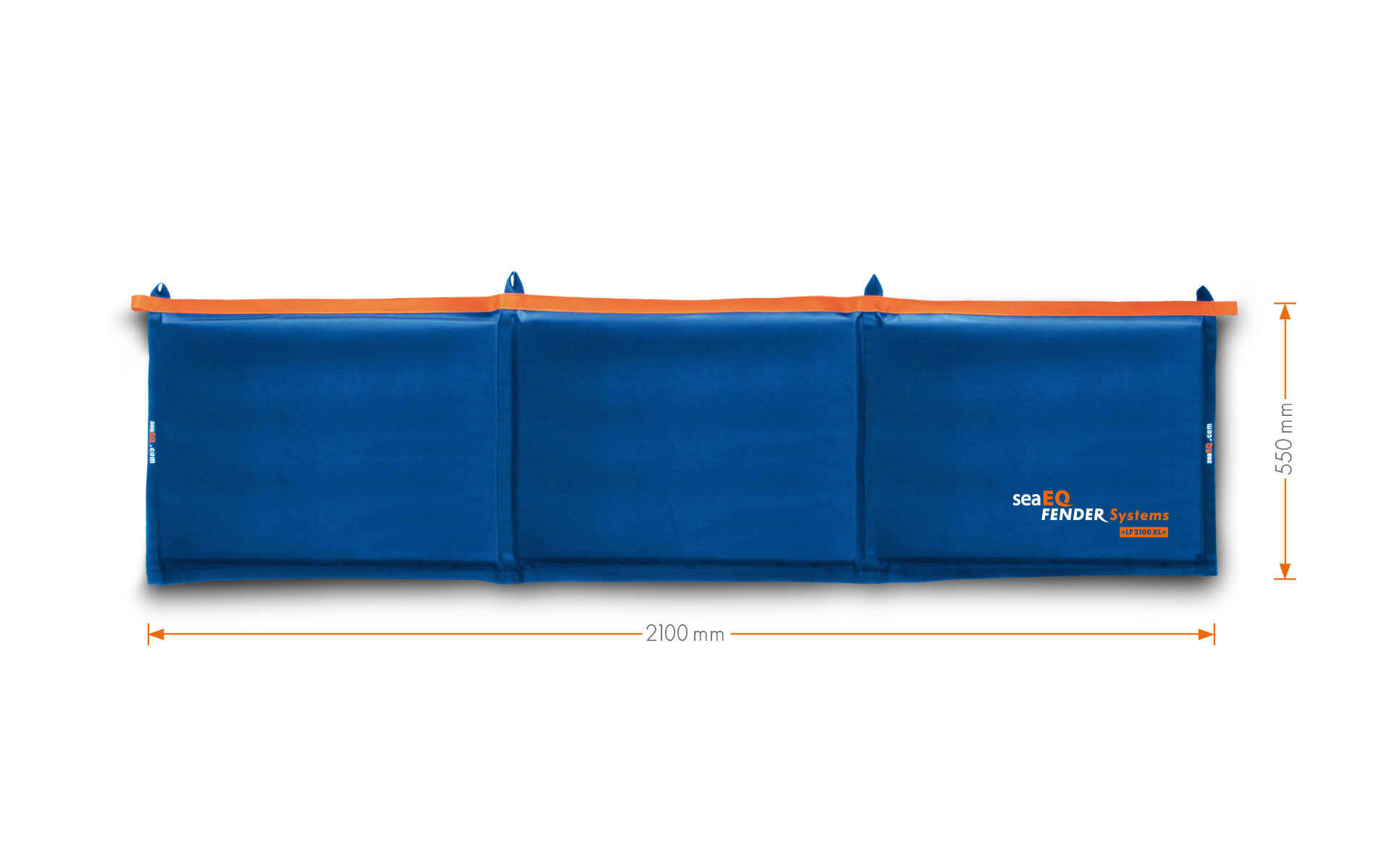 Langfender LF 2100 XL für Yachten mit hohem Freibord, blau