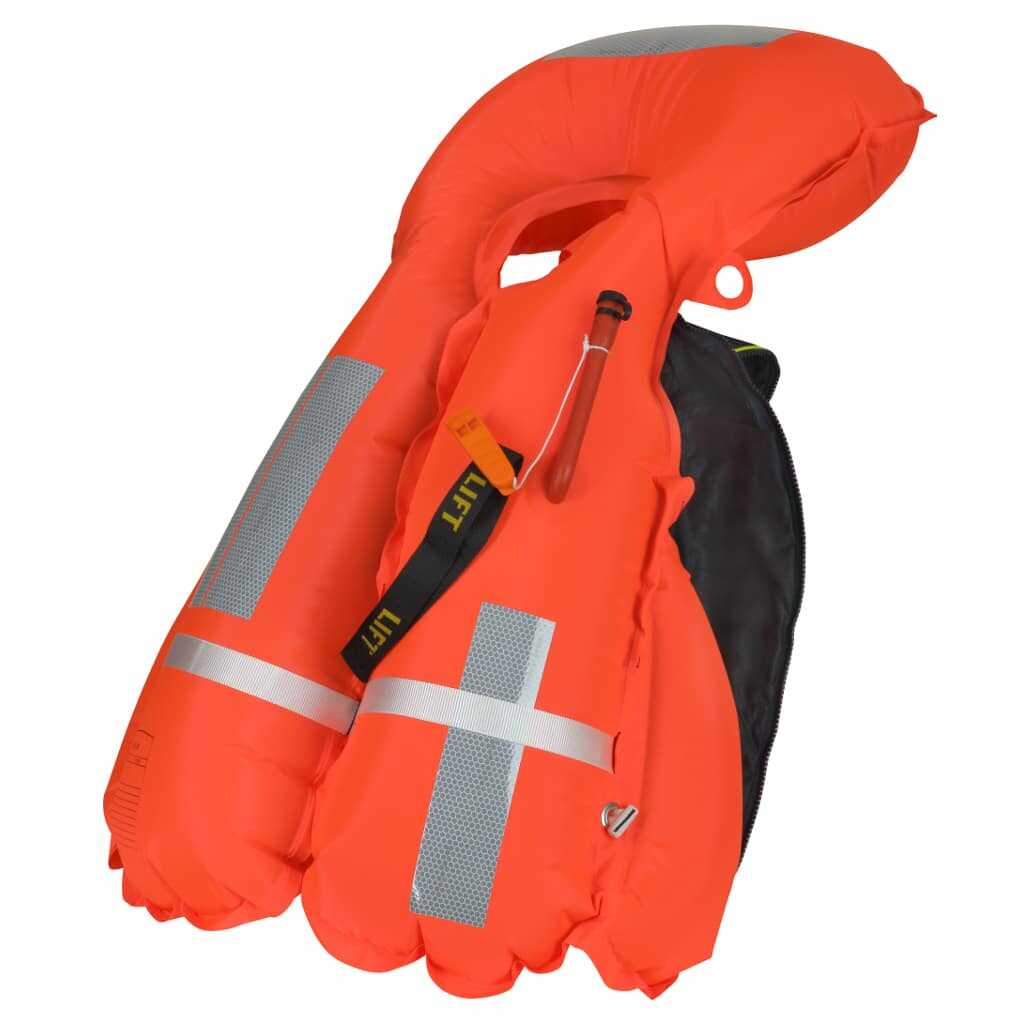 Secumar Survival 275 Rettungsweste ab 50kg, dunkelblau und schwarz, 280N, Reflexstreifen und harness