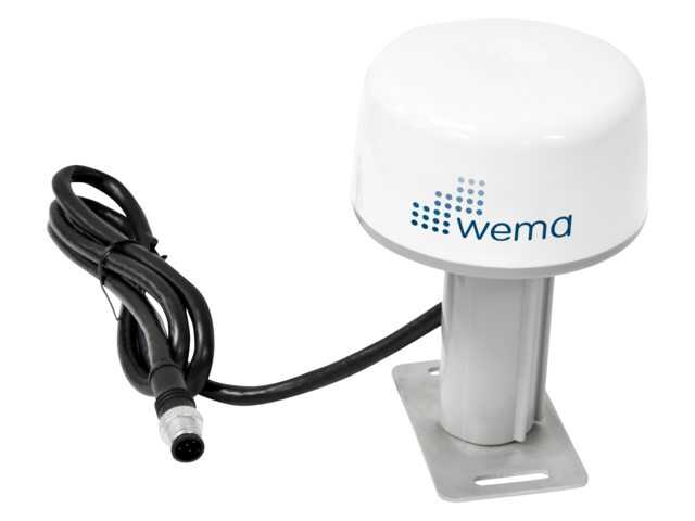 Wema NMEA2000 GPS-Antenne 10 Hz, 56 Kanäle, IPX5, 0,9 m Kabel