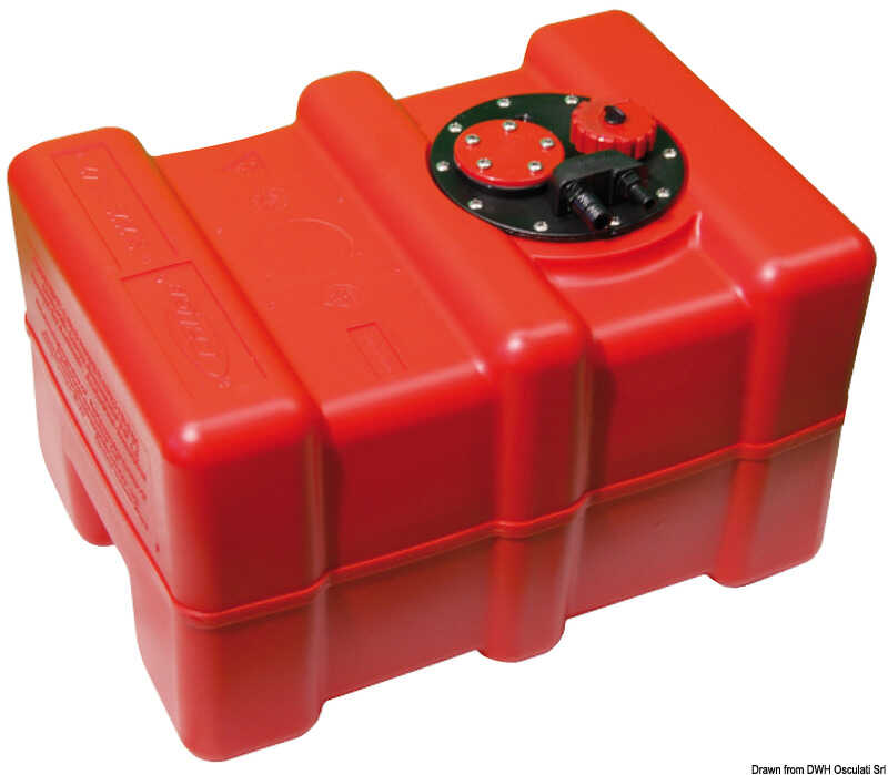 Osculati Kraftstofftank aus Eltex 42 l, EG-zugelassen, für Benzin & Diesel