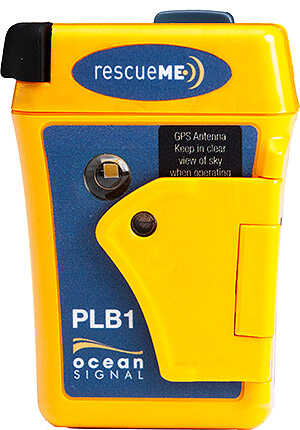 Ocean Signal PLB1 Notrufsender 116g, Wasserdicht bis 15m, Gelb