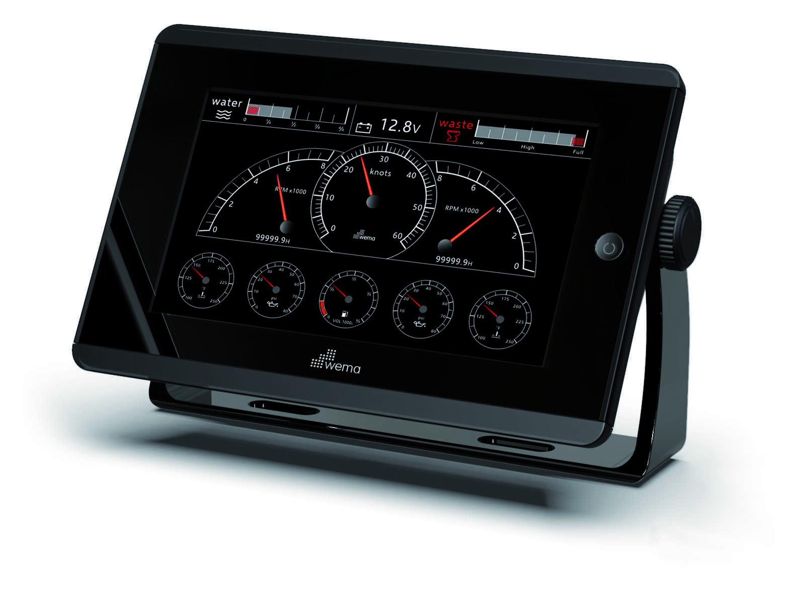 Wema NMEA2000 Multifunktionales Touchscreen-Display 7"