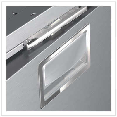Vitrifrigo DW210 Kühl und Gefrierschränke mit Schublade aus Edelstahl 