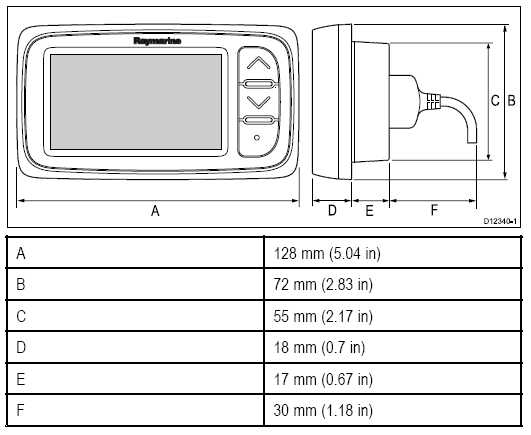 Raymarine i40 Bidata Instrument