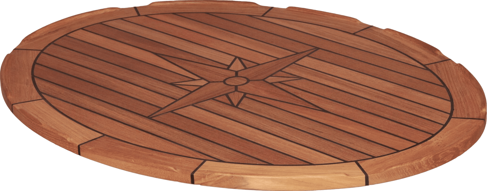 EUDE Ovale Teaktischplatte