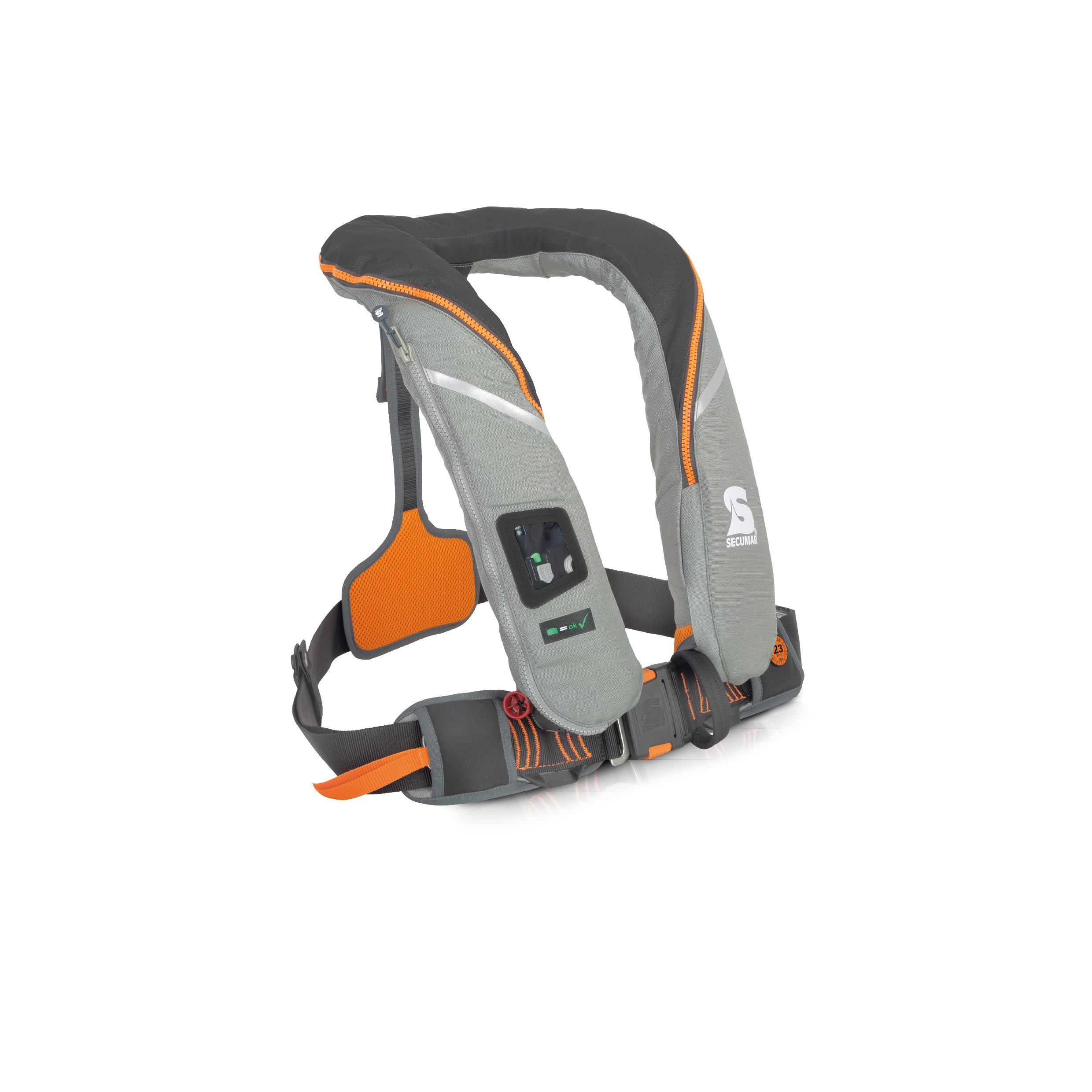 Secumar Secumar SURVIVAL 220 Rettungsweste | grau / orange | 19229.1