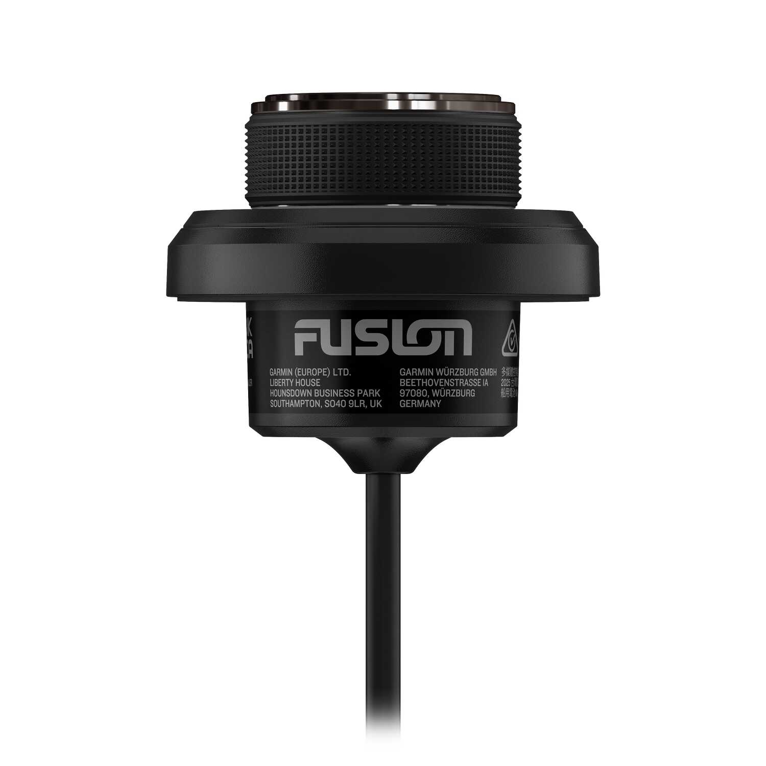 Rückansicht des Fusion MS-NRX50 mit NMEA 2000 Micro-C-Anschluss