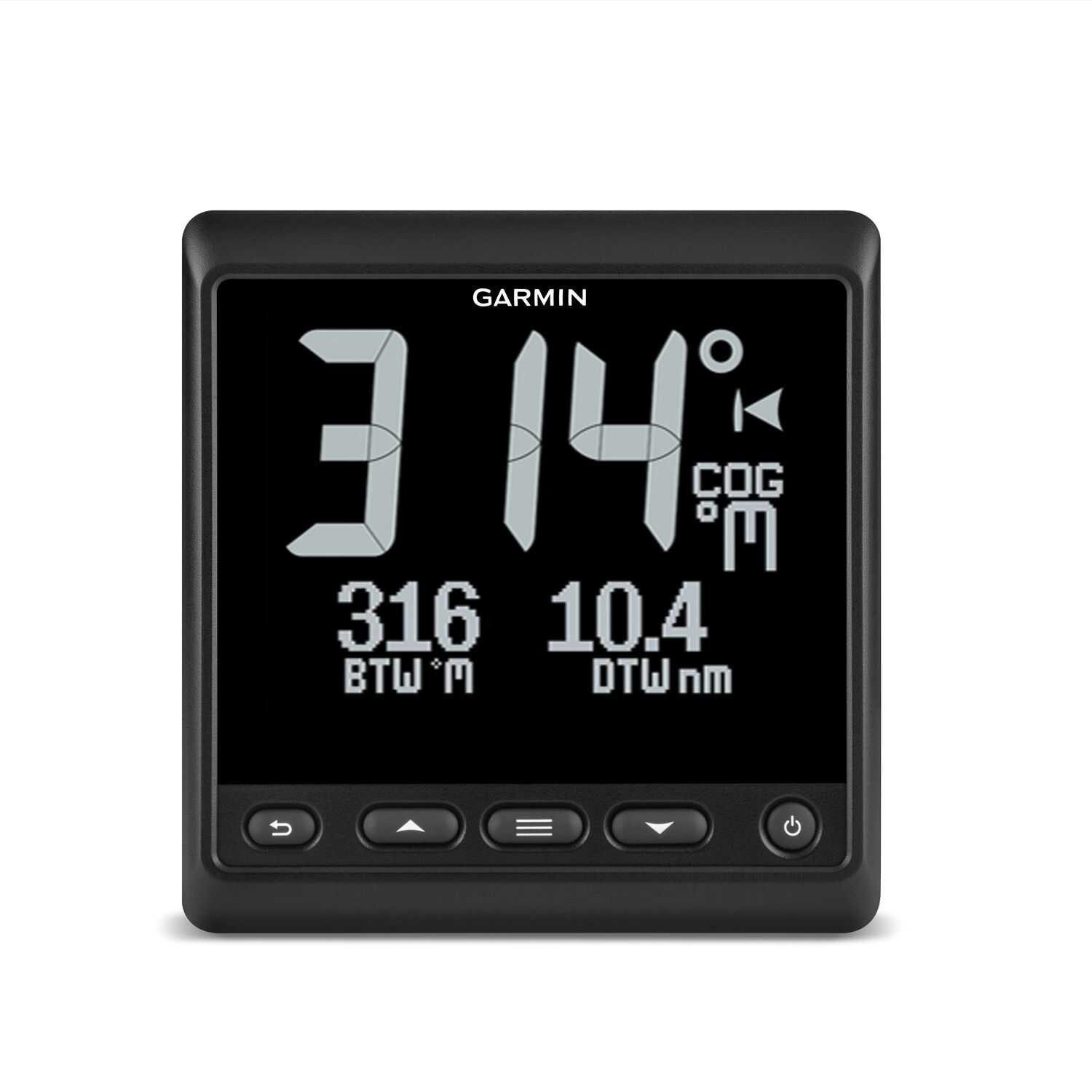 Garmin GNX 21 Marineinstrument mit inverser 4-Zoll-LCD-Anzeige, Glasverbund-Display und NMEA 2000-Anschluss für Segel- und Motorboote