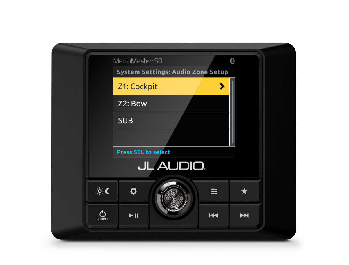 JL Audio MM 50 MediaMaster mit integriertem Verstärker JL Audio MM 50 MediaMaster mit integriertem Verstärker
